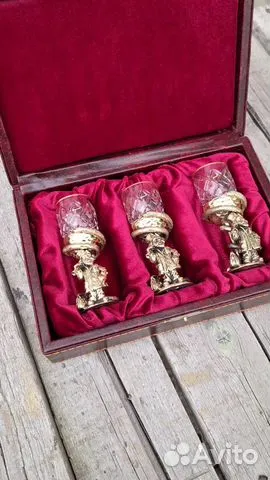 Рюмки бронза художественное литье «Медик»