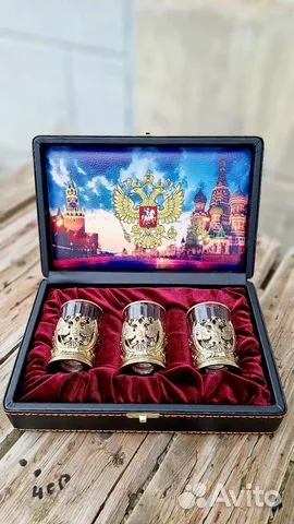 Подарочный набор рюмок «Россия»